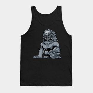 Chinese Lion Iron Tank Top